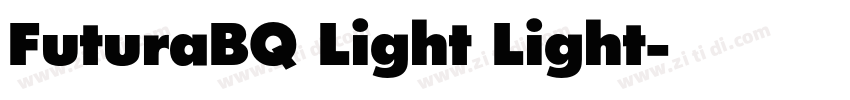 FuturaBQ Light Light字体转换